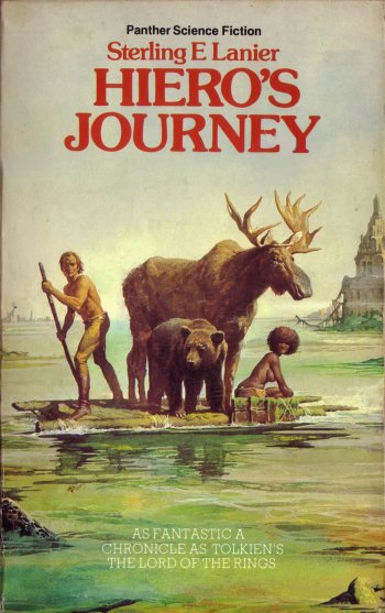 “Hiero&#39;s Journey”  Sterling E. Lanier, cover artist Gino D&#39;Achille, 1985 (Panther / Granada) — «Путешествие Иеро» Стерлинг Ланье, художник Джино Д&#39;Ачиле